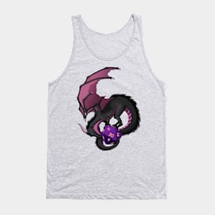 Pink Dragon and D20 Tank Top